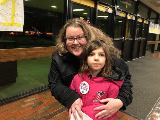 Amber Vaughn and her daughter Emmeline